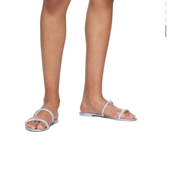 Sold —Silver Giuseppe Zanotti sandals - Picture 6 of 7